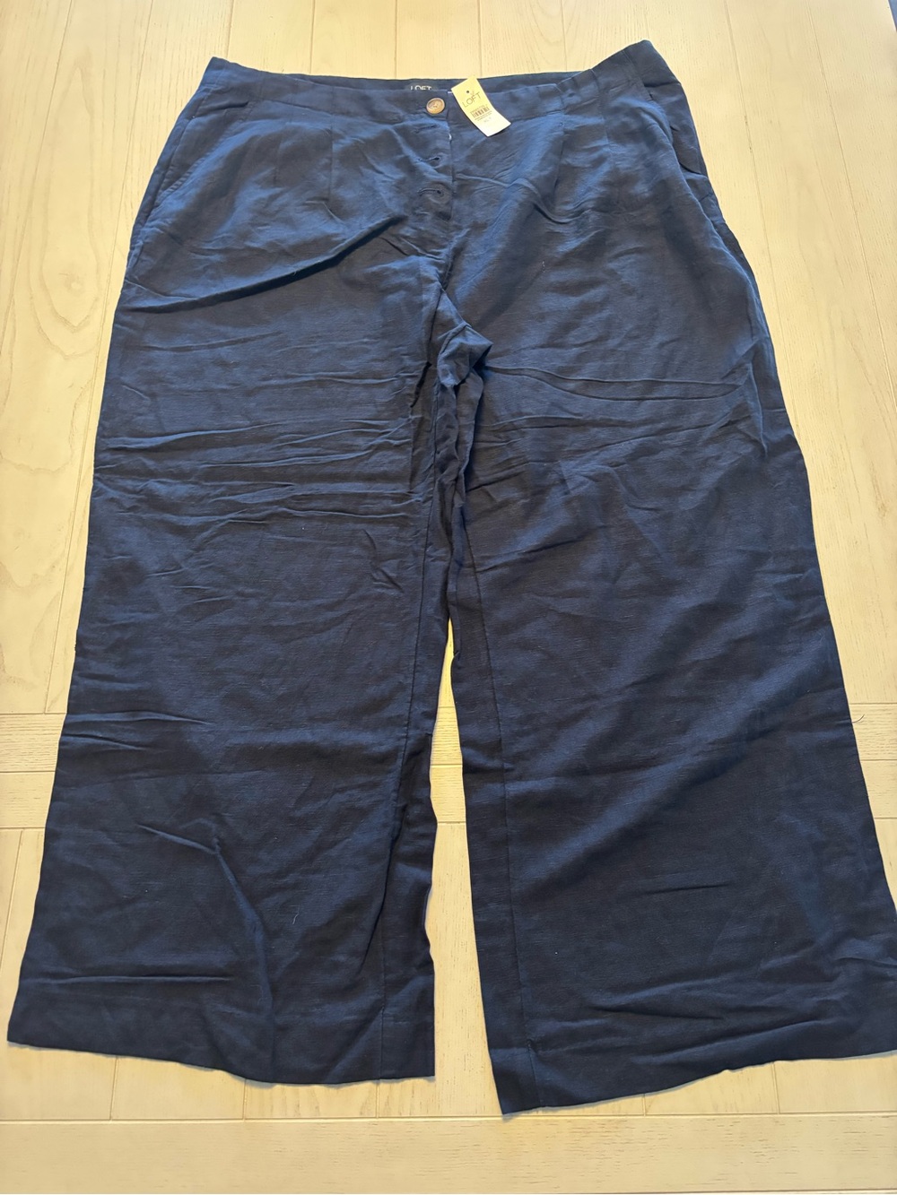 LOFT XLT linen blend XLT pant